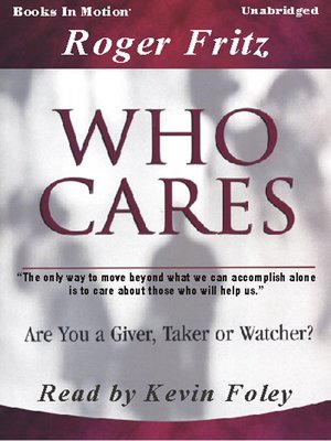 cover image of Who Cares
